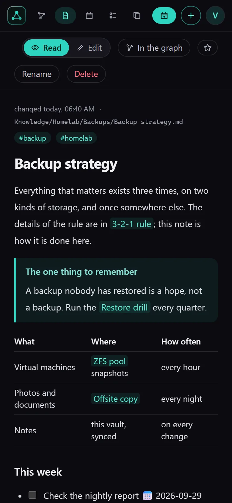 nexlore on a phone